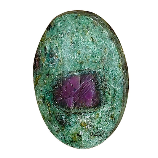 Ruby-In-Fuchsite 23.65x16x5.7 mm Oval Gemstone LS04037-68