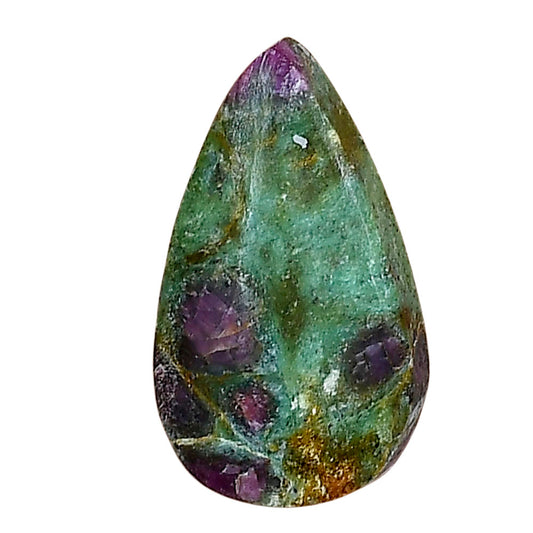 Ruby-In-Fuchsite 25.2x14.5x6 mm Pear Gemstone LS04044-68