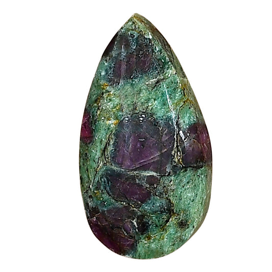 Ruby-In-Fuchsite 27.4x14.7x6.5 mm Pear Gemstone LS04050-68