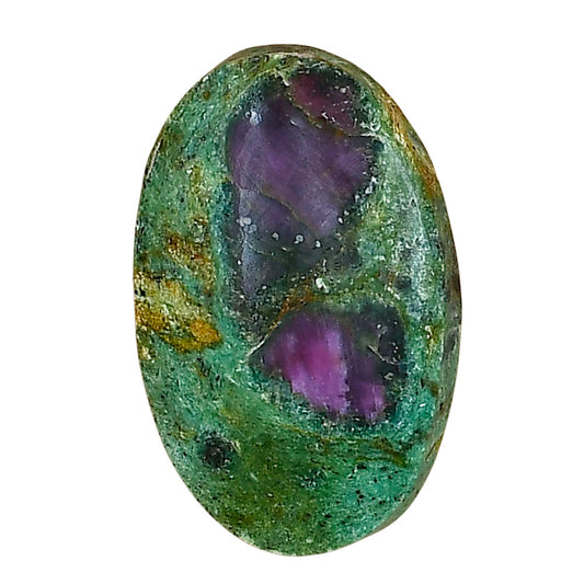 Ruby-In-Fuchsite 26.6x17.2x5 mm Oval Gemstone LS04051-68