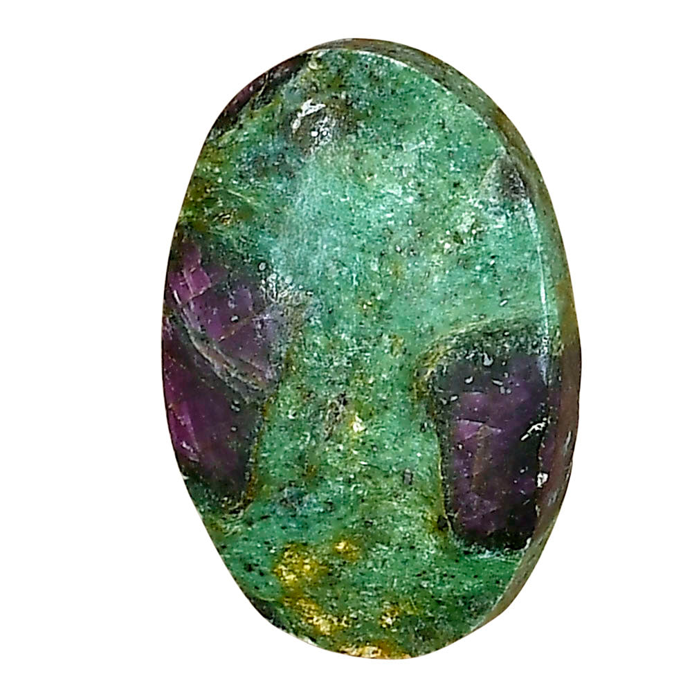 Ruby-In-Fuchsite 25.7x17.2x5.7 mm Oval Gemstone LS04052-68