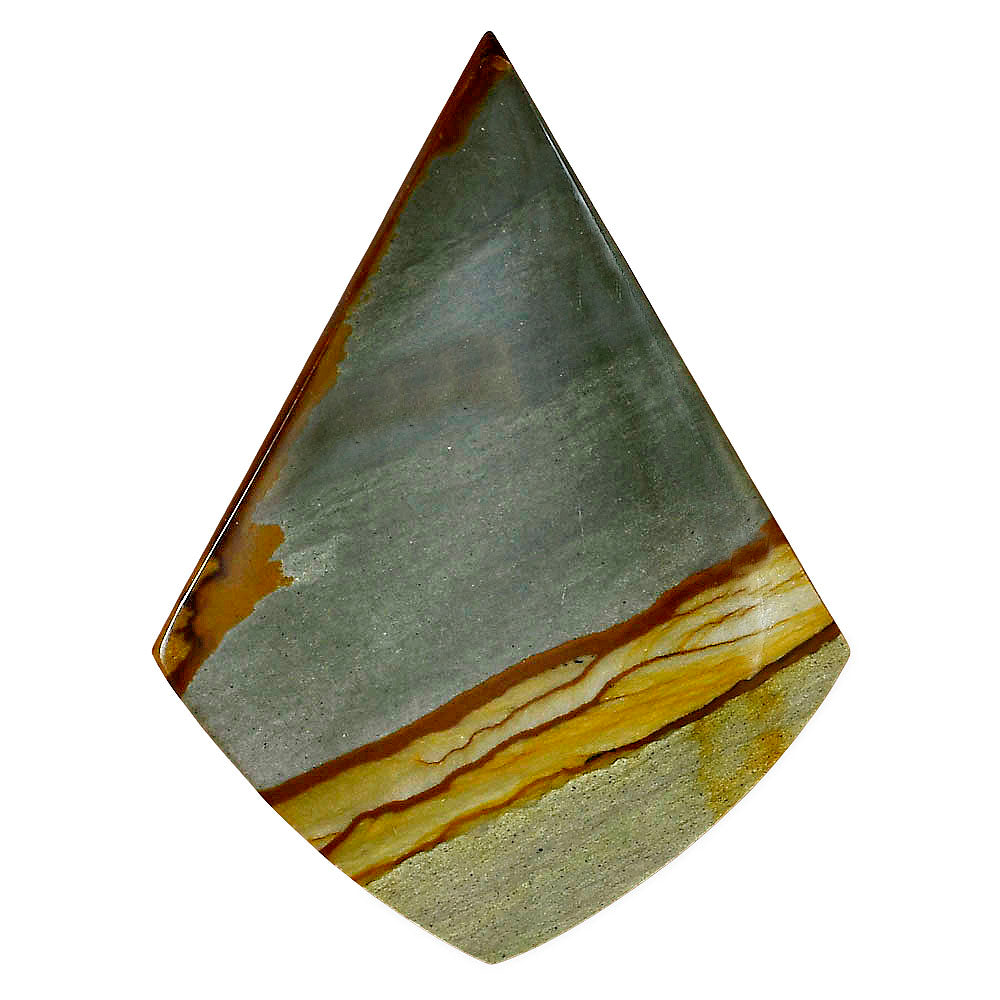 Picture Jasper 57.7x43.5x5 mm Fancy Gemstone LS04064-99