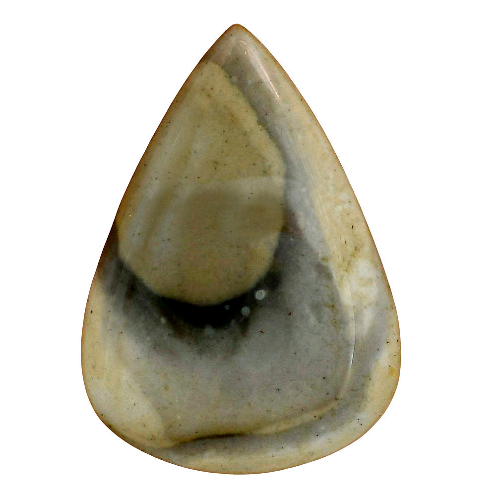 Flint Stone 46.3x33x5.8 mm Heart Gemstone LS04071-99