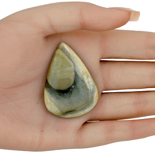 Flint Stone 46.3x33x5.8 mm Heart Gemstone LS04071-99