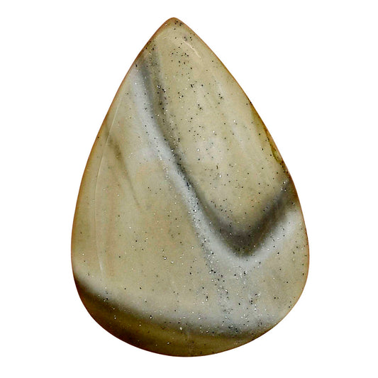 Flint Stone 35.6x25x5.5 mm Pear Gemstone LS04075-99