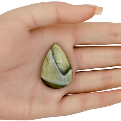 Flint Stone 35.6x25x5.5 mm Pear Gemstone LS04075-99