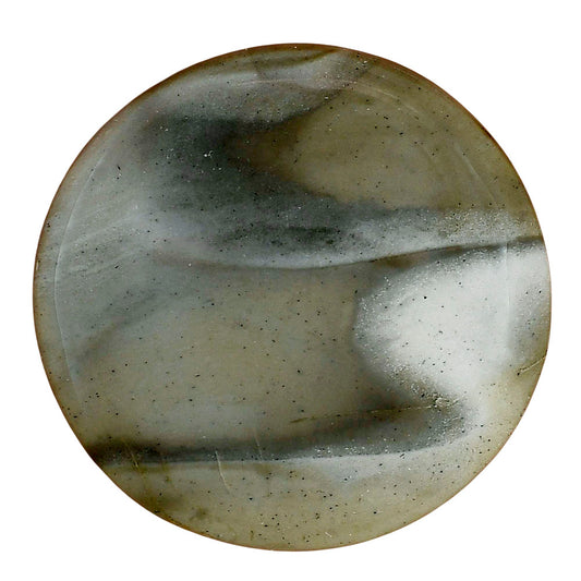 Flint Stone 37.5x37.5x5.5 mm Round Gemstone LS04077-99