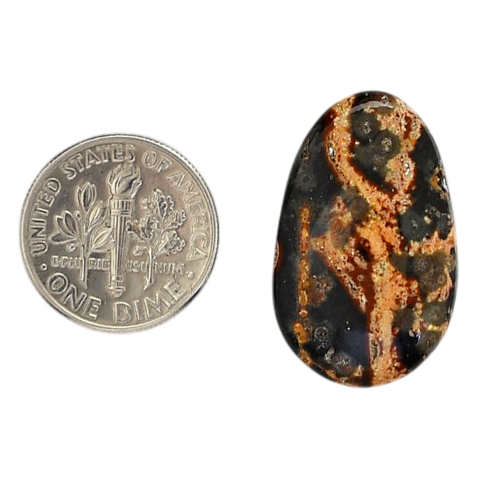 Viper Skin Jasper 16.5x26.55x5.5 mm Fancy Shape Polished Gemstone LS101-06011