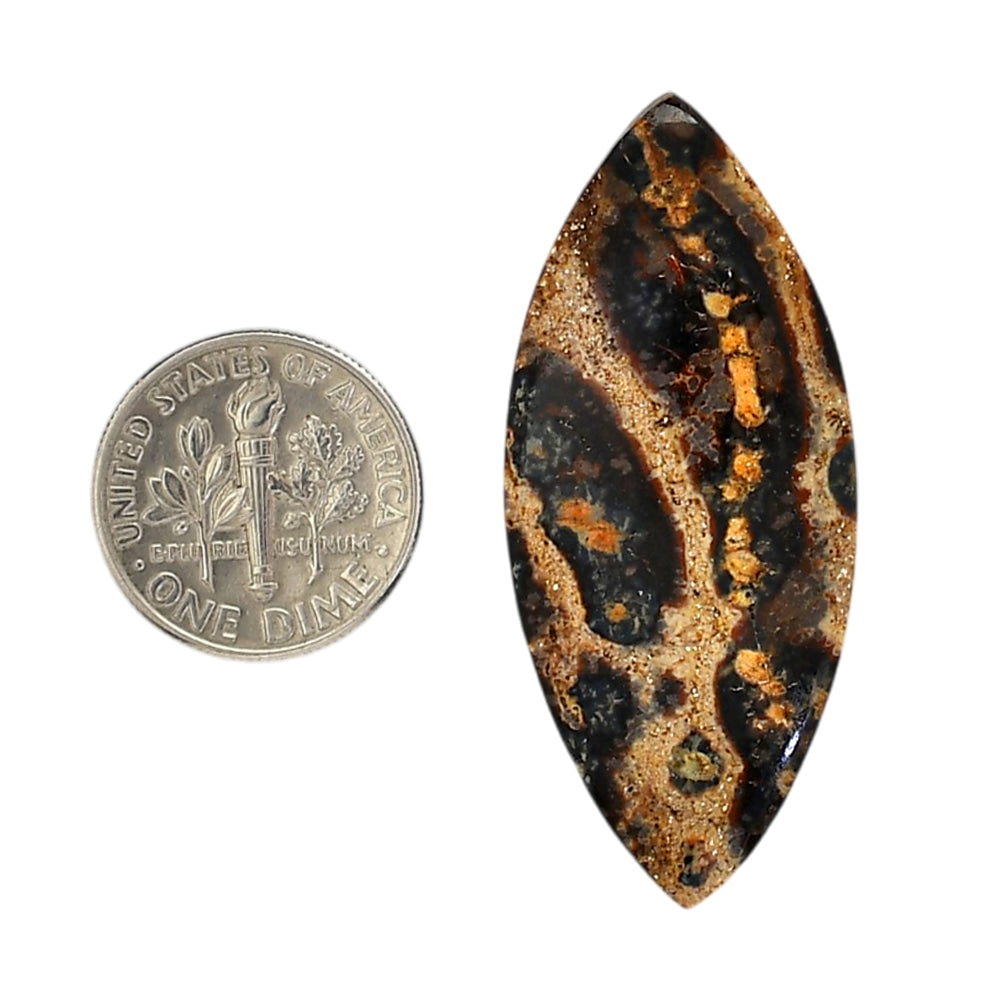 Viper Skin Jasper 19x43.8x5 mm Marquise Shape Polished Gemstone LS101-06019
