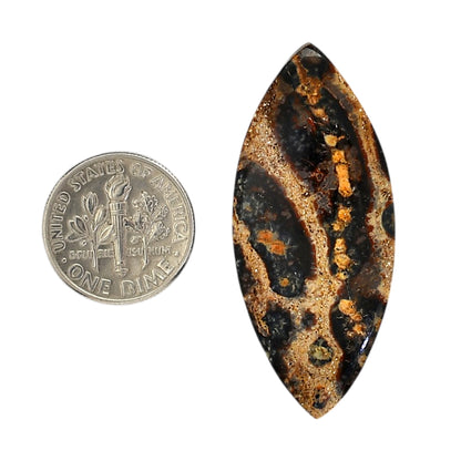 Viper Skin Jasper 19x43.8x5 mm Marquise Shape Polished Gemstone LS101-06019