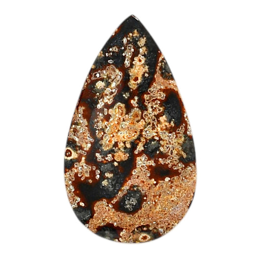 Viper Skin Jasper 20.2x35.2x5 mm Pear Shape Polished Gemstone LS101-06026