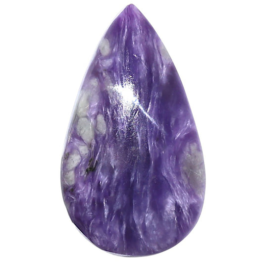 Siberian Charoite 16.5x28.9x6 mm Pear Shape Polished Gemstone LS102-08811