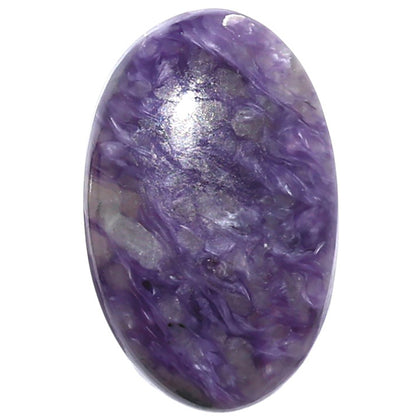 Siberian Charoite 16.7x26.35x5.8 mm Oval Shape Polished Gemstone LS102-08812