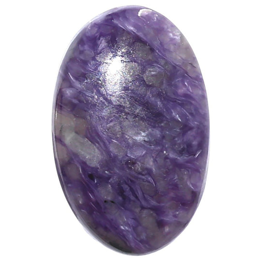 Siberian Charoite 16.7x26.35x5.8 mm Oval Shape Polished Gemstone LS102-08812