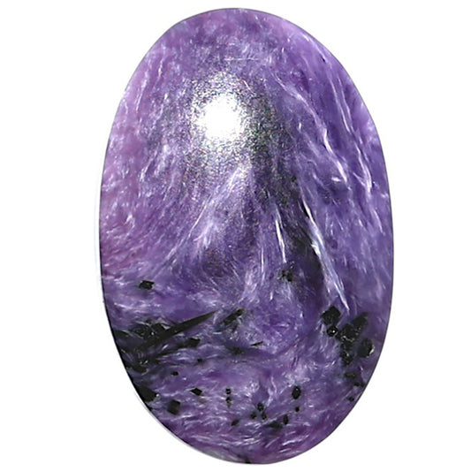 Siberian Charoite 15.6x24.15x5.5 mm Oval Shape Polished Gemstone LS102-08814