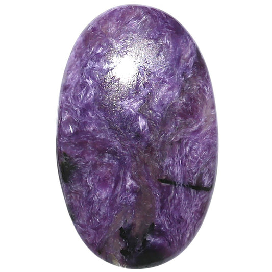 Siberian Charoite 21.25x34.65x6.3 mm Oval Shape Polished Gemstone LS102-08819