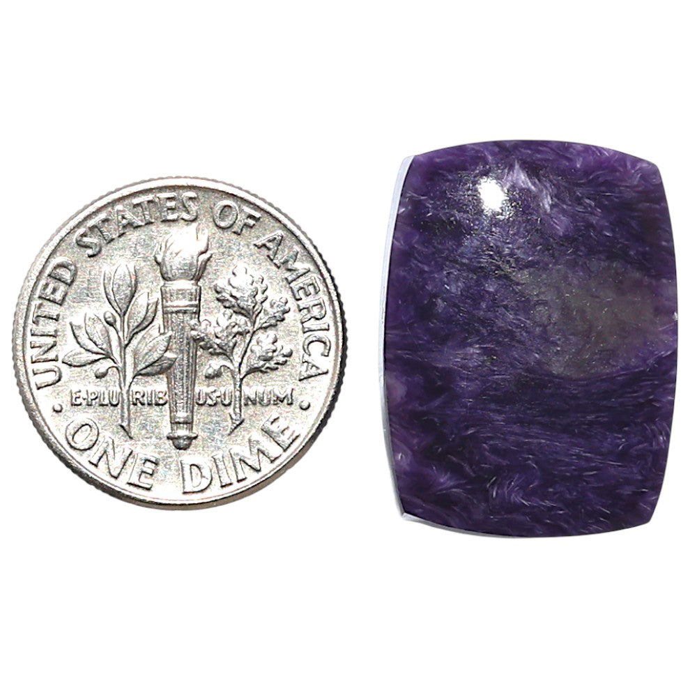 Siberian Charoite 15.5x21.3x6 mm Cushion Shape Polished Gemstone LS102-08822