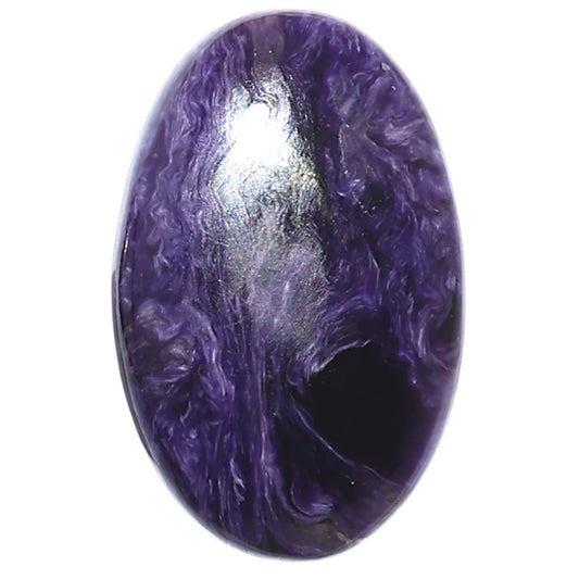 Siberian Charoite 19.2x30.1x6.5 mm Oval Shape Polished Gemstone LS102-08824
