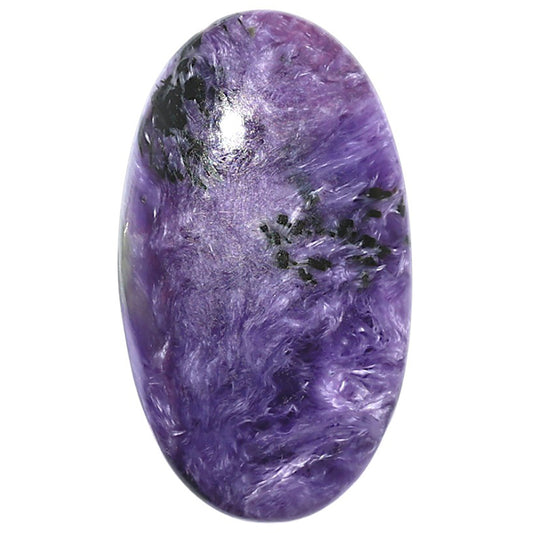 Siberian Charoite 21.4x37.3x6 mm Oval Shape Polished Gemstone LS102-08825