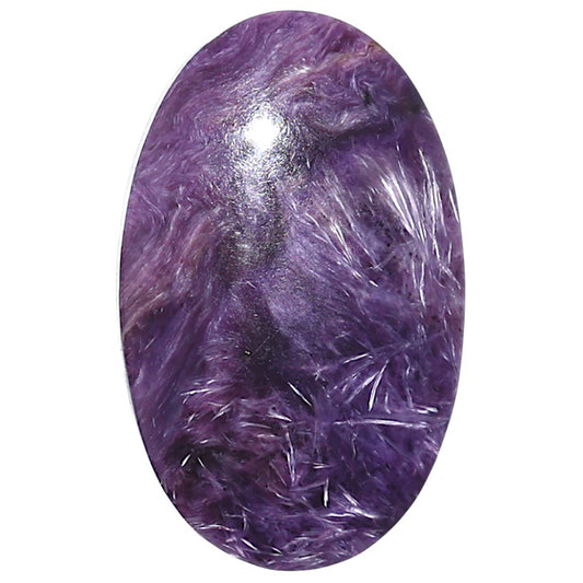 Siberian Charoite 22.2x35.75x6 mm Oval Shape Polished Gemstone LS102-08827