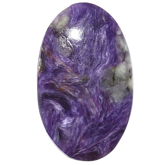Siberian Charoite 20.4x33.35x6 mm Oval Shape Polished Gemstone LS102-08829