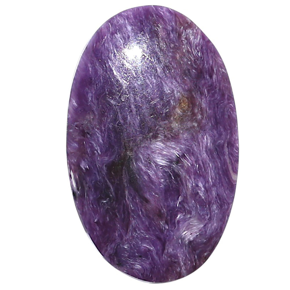 Siberian Charoite 20x32.5x4.3 mm Oval Shape Polished Gemstone LS102-08830