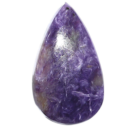 Siberian Charoite 17.3x29.75x6.7 mm Pear Shape Polished Gemstone LS102-08833