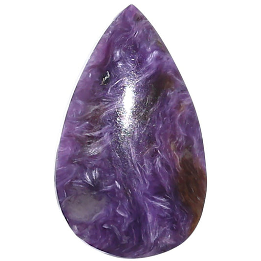 Siberian Charoite 14x23.1x6.5 mm Pear Shape Polished Gemstone LS102-08837