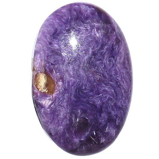 Siberian Charoite 20.3x30.6x7.5 mm Oval Shape Polished Gemstone LS102-08840