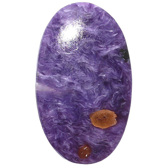 Siberian Charoite 18.5x31.35x4.5 mm Oval Shape Polished Gemstone LS102-08841
