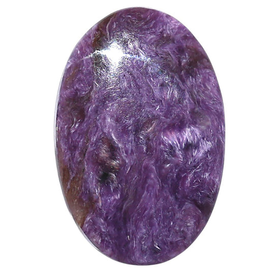 Siberian Charoite 21x32x5 mm Oval Shape Polished Gemstone LS102-08853
