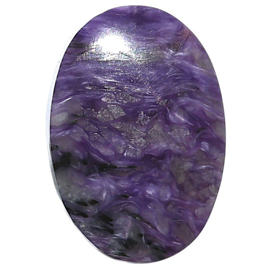 Siberian Charoite 17.1x25x5.7 mm Oval Shape Polished Gemstone LS102-08855
