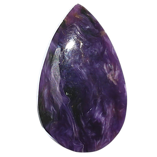 Siberian Charoite 17x28.2x6.4 mm Pear Shape Polished Gemstone LS102-08858