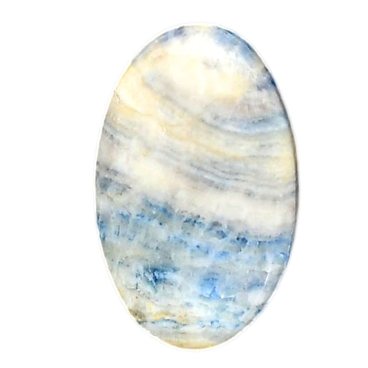 Blue Scheelite 18.5x29.5x5.7 mm Oval Shape Polished Gemstone LS103-06041