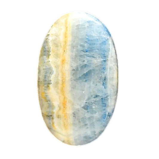 Blue Scheelite 19.5x32.1x5.7 mm Oval Shape Polished Gemstone LS103-06043