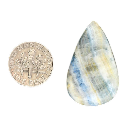 Blue Scheelite 20.x32.9x5.7 mm Pear Shape Polished Gemstone LS103-06044