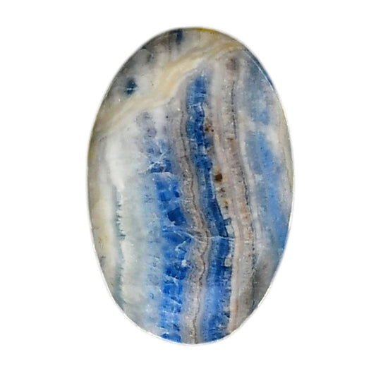 Blue Scheelite 20x30.75x5.5 mm Oval Shape Polished Gemstone LS103-06048