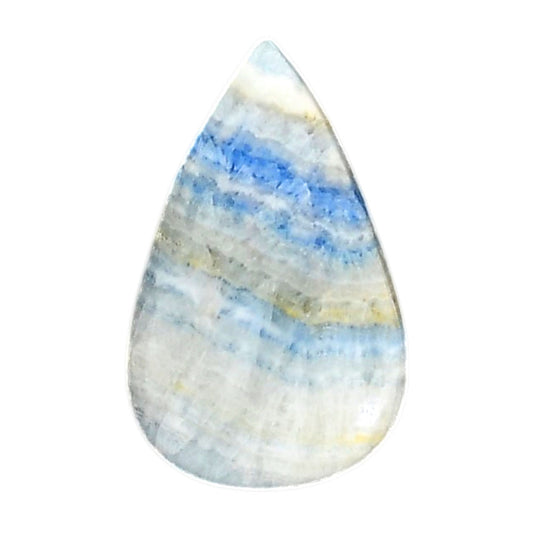 Blue Scheelite 19x30.25x5 mm Pear Shape Polished Gemstone LS103-06052