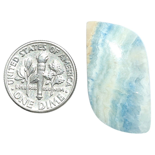 Blue Scheelite 15.3x30.25x5.5 mm Fancy Shape Polished Gemstone LS103-08087