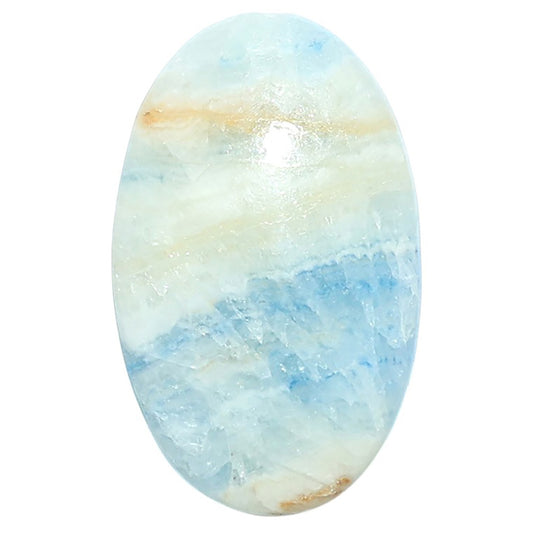 Blue Scheelite 17x27.7x4 mm Oval Shape Polished Gemstone LS103-08088