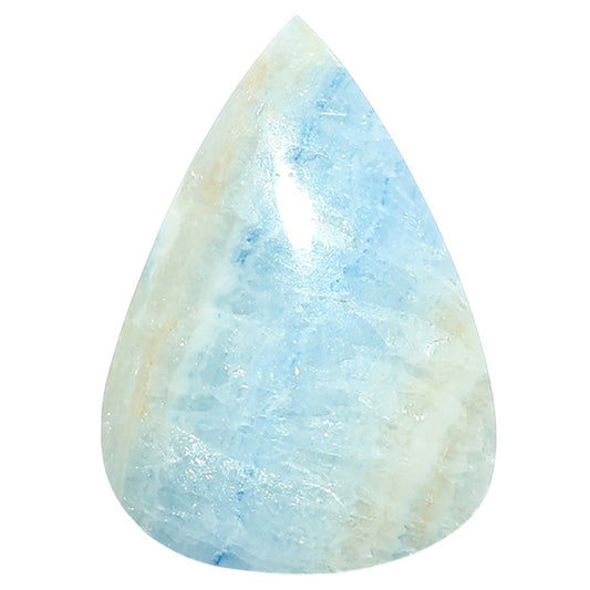Blue Scheelite 20.4x29x5.5 mm Pear Shape Polished Gemstone LS103-08091