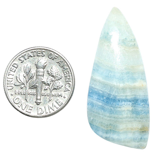 Blue Scheelite 15.6x36x4.5 mm Fancy Shape Polished Gemstone LS103-08092