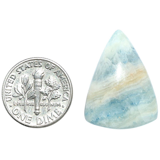 Blue Scheelite 18.5x25x5 mm Fancy Shape Polished Gemstone LS103-08093