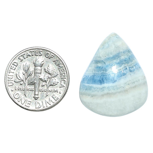 Blue Scheelite 18.9x23.3x6 mm Pear Shape Polished Gemstone LS103-08094