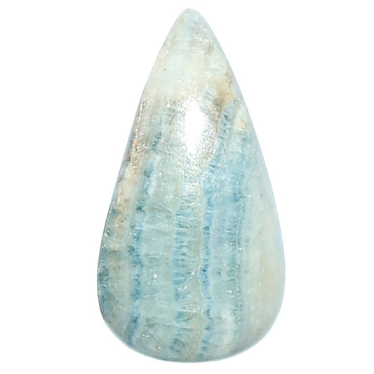 Blue Scheelite 13x24.55x5 mm Pear Shape Polished Gemstone LS103-08099