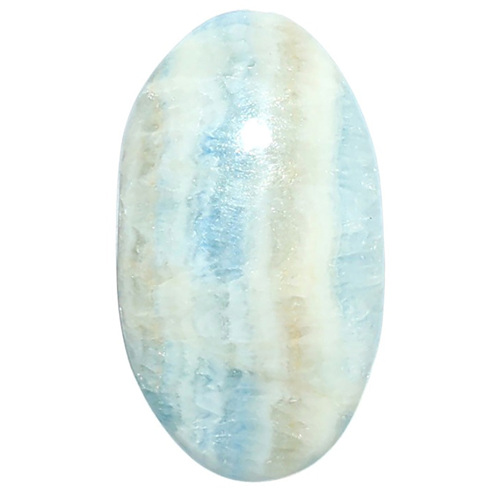 Blue Scheelite 13.5x23.8x4 mm Oval Shape Polished Gemstone LS103-08100