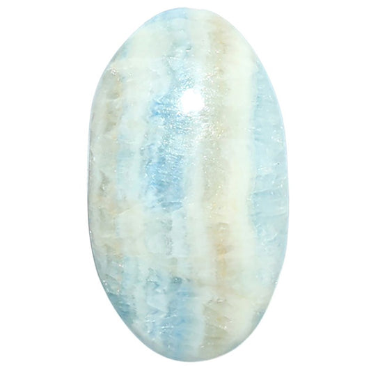Blue Scheelite 13.5x23.8x4 mm Oval Shape Polished Gemstone LS103-08100