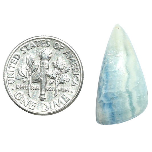 Blue Scheelite 11.4x22.7x5 mm Fancy Shape Polished Gemstone LS103-08101
