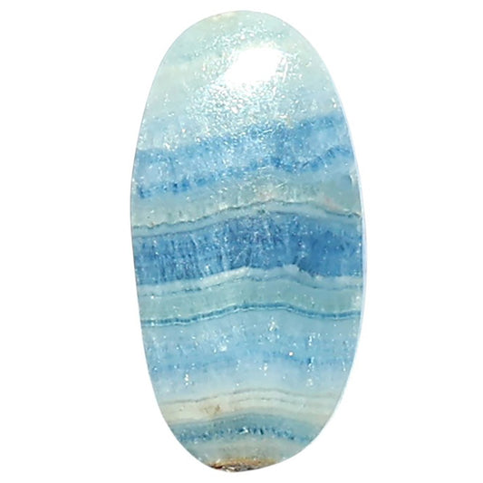 Blue Scheelite 10.5x20.65x3.7 mm Oval Shape Polished Gemstone LS103-08103