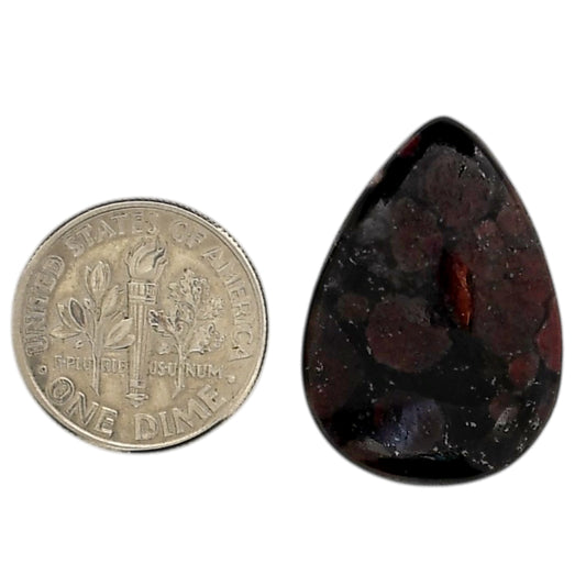 Eudialyte 18.2x25.75x5.5 mm Pear Shape Polished Gemstone LS104-06063